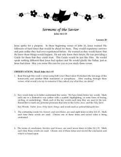 Lesson 20 - Calvary Chapel of Kearny