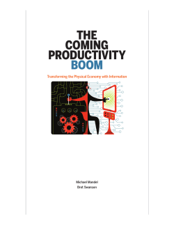 THE COMING PRODUCTIVITY BOOM: Transforming the Physical