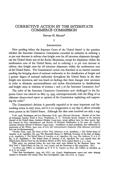 Corrective Action by the Interstate Commerce Commission