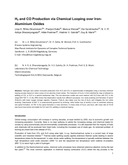 H2 and CO Production via Chemical Looping over Iron