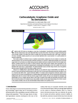 Carbocatalysts: Graphene Oxide and Its Derivatives