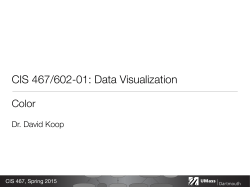 CIS 467/602-01: Data Visualization