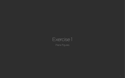 Exercise 1: Descriptive Geometry and Projection