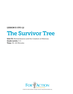 The Survivor Tree - For Action Initiative