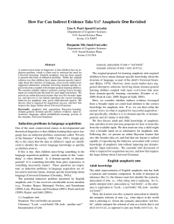 How Far Can Indirect Evidence Take Us?