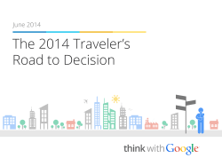 "The 2014 Traveler`s Road to Decision" by Google.