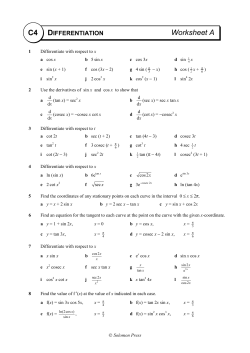 Questions - NLCS Maths Department