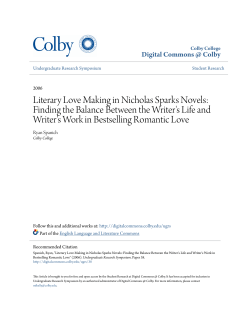 Literary Love Making in Nicholas Sparks Novels