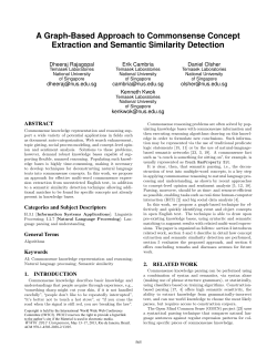 A Graph-Based Approach to Commonsense Concept Extraction and