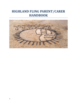 Parents Handbook - Highland Fling Childcare