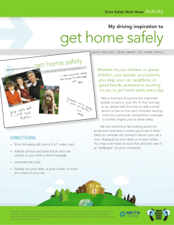 get home safely - Network of Employers for Traffic Safety