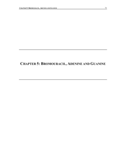 chapter 5: bromouracil, adenine and guanine - diss.fu