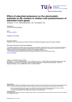 Effect of adsorbed potassium on the electrostatic potential on Rh