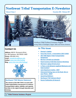 Northwest Tribal Transportation E-Newsletter