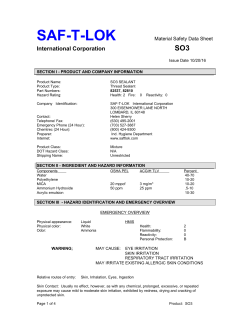 S03 - Water Based Thread Sealant - Saf-T-Lok