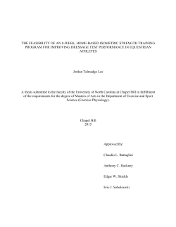 the feasibility of an 8-week, home-based isometric strength training
