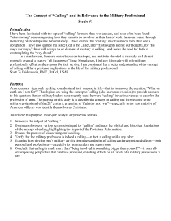 Study 1 - Officers` Christian Fellowship