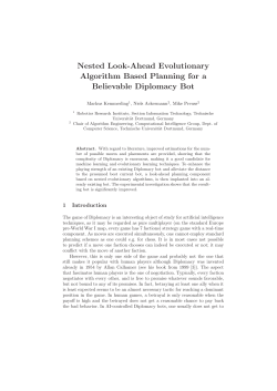 Nested Look-Ahead Evolutionary Algorithm Based