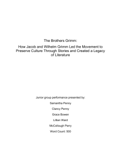 Process Paper - National History Day