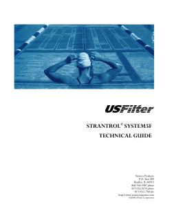 strantrol&reg; system5f technical guide