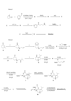 A B + MnO2 C 1) EtONa / EtOH N O N O 2) H+ / H2O HCl C D H+