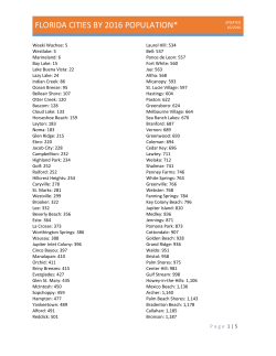 By Population - Florida League of Cities
