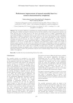 34 - Performance improvement of manual assembly lines in a