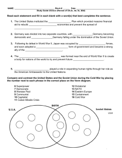 Read each statement and fill in each blank with a word(s) that best