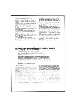 Luminescence of excitons bound to phosphorus atoms in silicon