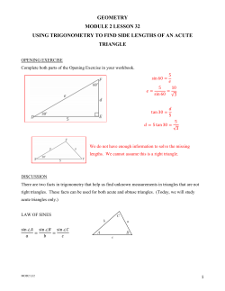 Module 2 Lesson 32 with Notes