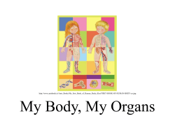 My Body, My Organs - Academic Resources