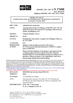 1430 - ISO/IEC JTC1 SC25 WG1 Home Page