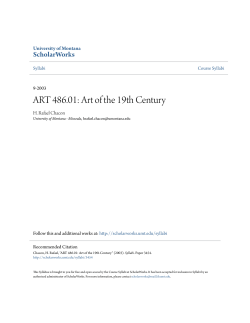 ART 486.01: Art of the 19th Century