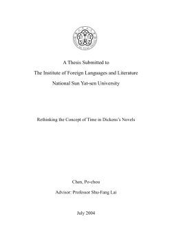 A Thesis Submitted to The Institute of Foreign Languages and