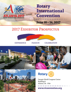 Rotary International Convention Atlanta 2017