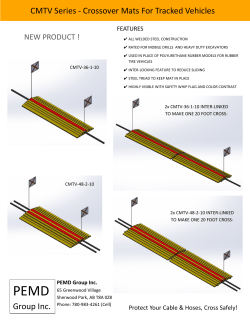 cmtv &ndash; crossover mats for tracked vehicles