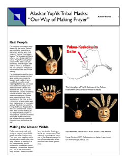 Alaskan Yup`ik Tribal Masks: &ldquo;Our Way of Making Prayer&rdquo;