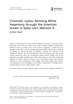 Cinematic Jujitsu: Resisting White Hegemony