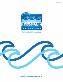 cup operator`s manual