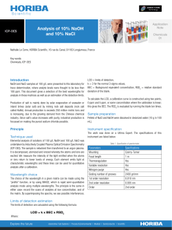 Analysis of 10% NaOH and 10% NaCl