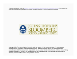 Lecture 2: Population Growth