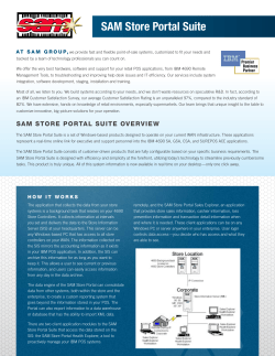 SAM Store Portal Suite