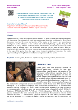 4 | Issue - 12 | Sept - 2015