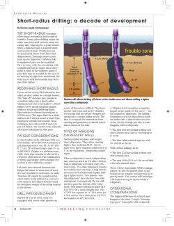 Short-radius drilling: a decade of development
