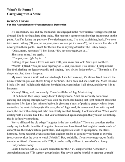 What`s So Funny? Caregiving with a Smile