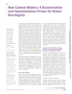 Koczwara_how context matters_2016 - MT-DIRC