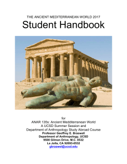Handbook - UCSD Anthro