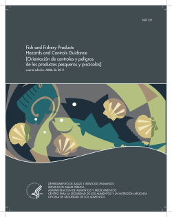 Fish and Fishery Products Hazards and Controls Guidance