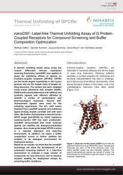 Protein-Protein Interaction Analysis in Different Buffer Systems