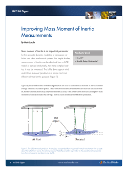 Improving Mass Moment of Inertia Measurements